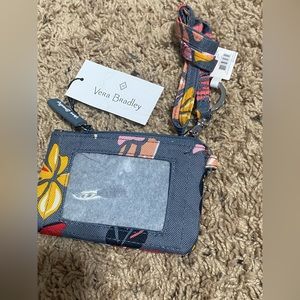 Vera Bradley ID case and match lanyard